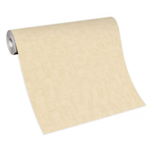 Finom fényű és struktúrájú autentikus vakolatminta bézs árnyalatok fémes hatás tapéta