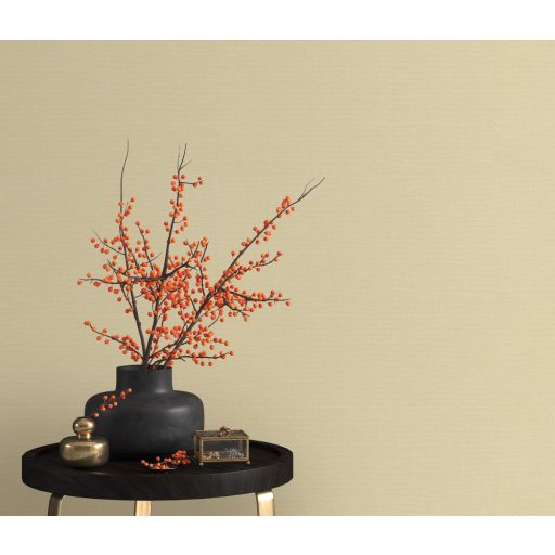 Finoman strukturált egyszínű bézs tónusú tapéta