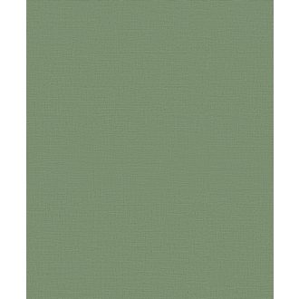 Finoman strukturált egyszínű zöld tónusú tapéta
