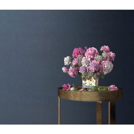 Finoman strukturált egyszínű kék tónusú tapéta