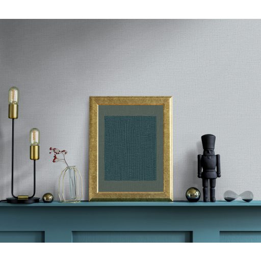 Finoman strukturált egyszínű világosszürke tónusú tapéta