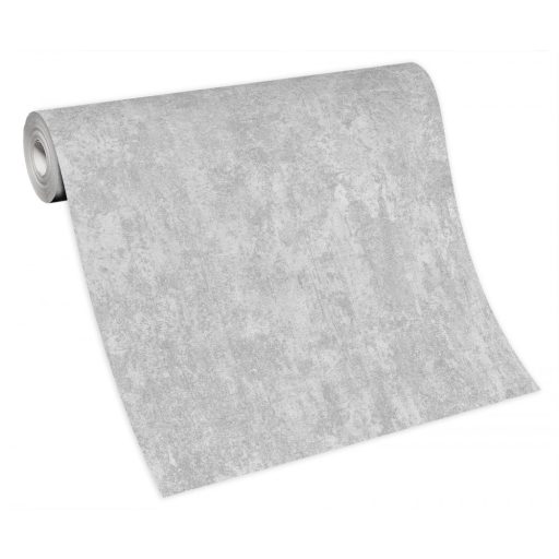 Kopott betonfal kifinomult megjelenítése elegáns fémes csillogás szürke tónusok tapéta