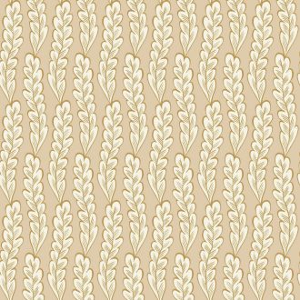   Kifinomult tengeri szépség - Apró algákból álló aranyozott minta bézs/barna krémfehér és arany tónus fémes hatás tapéta