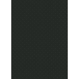   Damaszt hatású klasszikus káróminta fekete és ezüst tónus tapéta