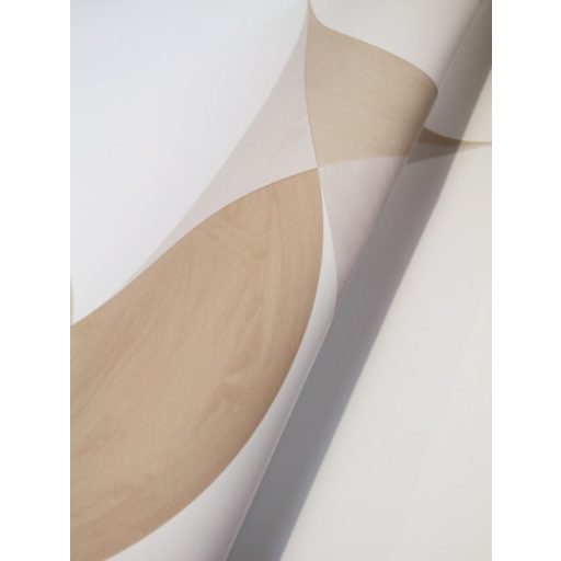 Lekerekített sarkok "kézzel festett" grafikus retrominta fehér bézs szürke tapéta