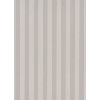   Damaszt hatású klasszikus francia csíkos minta szürkésbézs/szürkésbarna és ezüst tónus tapéta
