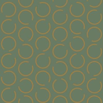   A deco töltődik a körök sokasodnak egyszerűségében nagyszerű nyitott körminta khakizöld arany fémes hatás tapéta
