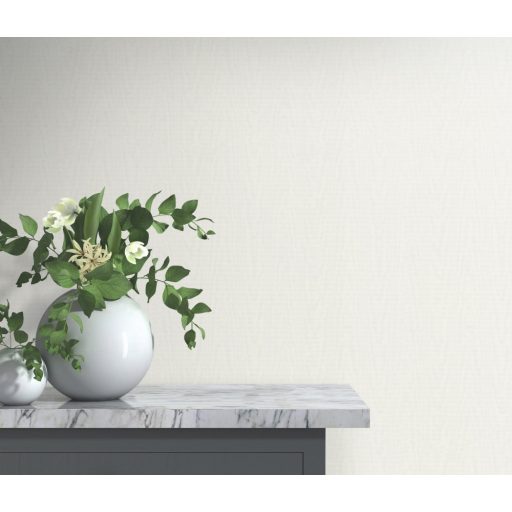 Kidomborodik a szépség - klasszikus relief minta fehér/krémfehér tónus tapéta