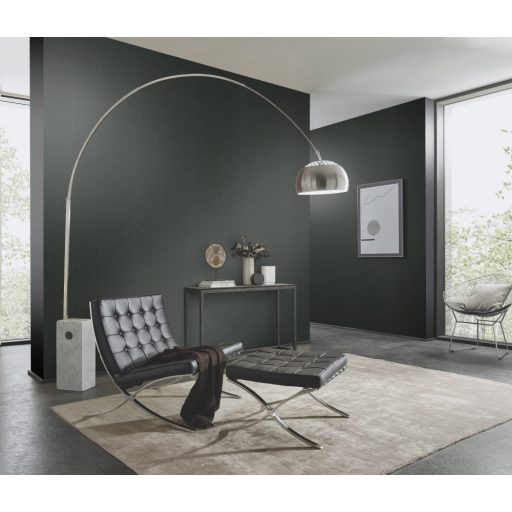 Kidomborodik a szépség - klasszikus relief minta fekete és ezüst tónus tapéta