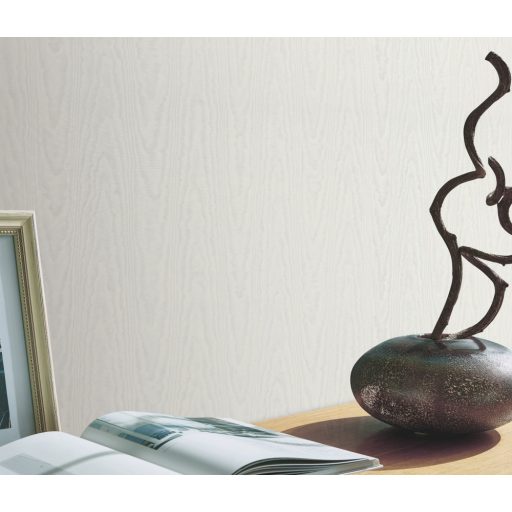 Kidomborodik a szépség - klasszikus relief minta krémszürke és ezüst tónus tapéta