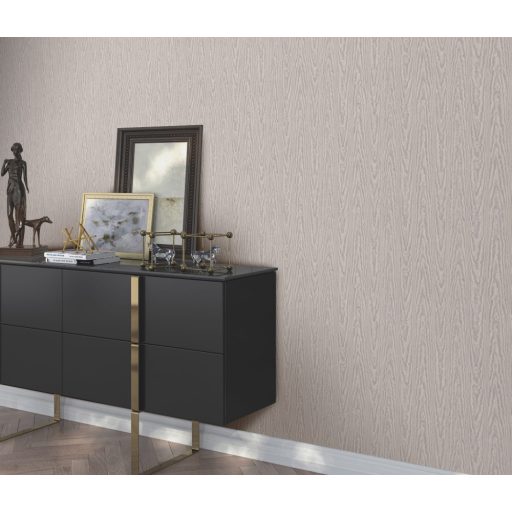 Kidomborodik a szépség - klasszikus relief minta szürkésbarna és krémszín tónus tapéta