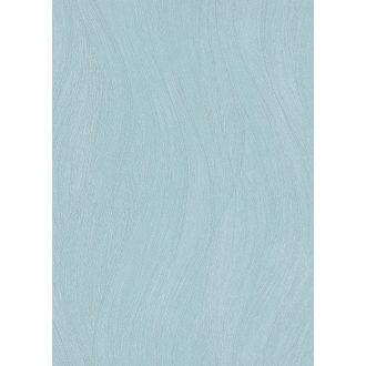   Könnyed hullámos design - Dinamikus vizuális élmény türkizkék és ezüst tónus fémes hatás tapéta