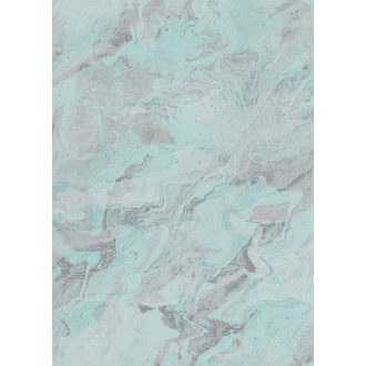   Carrara design a márvány természetes szépsége ihlette türkizkék tónus szines fémes hatás tapéta