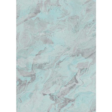 Carrara design a márvány természetes szépsége ihlette türkizkék tónus szines fémes hatás tapéta
