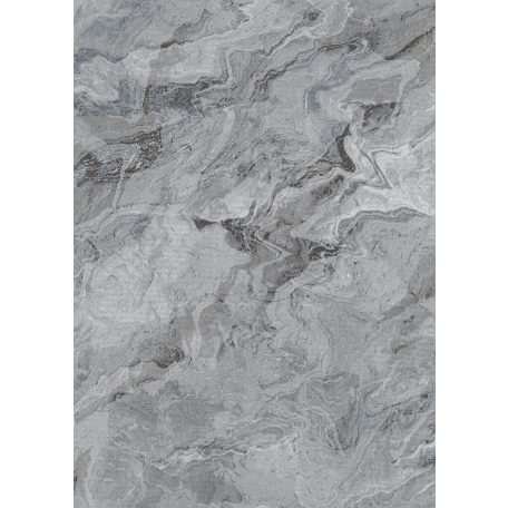 Carrara design a márvány természetes szépsége ihlette sötétszürke szürke és ezüst tónus fémes hatás tapéta