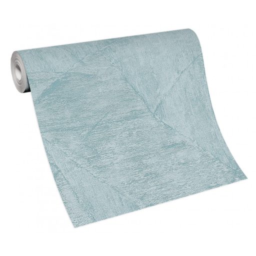 Puha szarvasbőrre emlékeztető Patch design váltakozó struktúra türkizkék tónus irizáló hatás tapéta