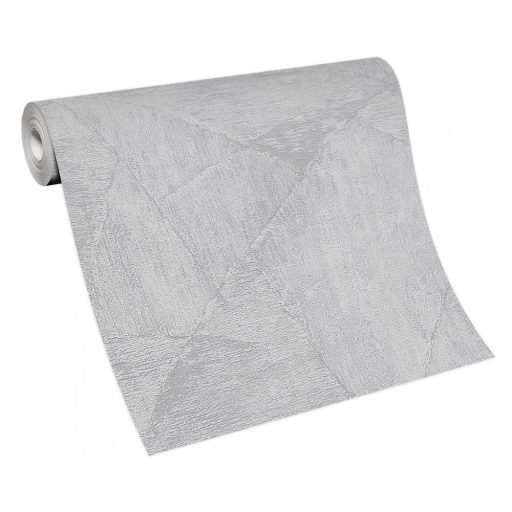 Puha szarvasbőrre emlékeztető Patch design váltakozó struktúra világosszürke és szürke tónus irizáló hatás tapéta