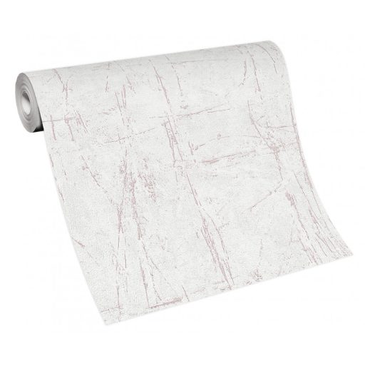 Scratch design - szabálytalan karcolt élénk struktúrminta rózsaszín/rosé tónus finom fémes hatás tapéta