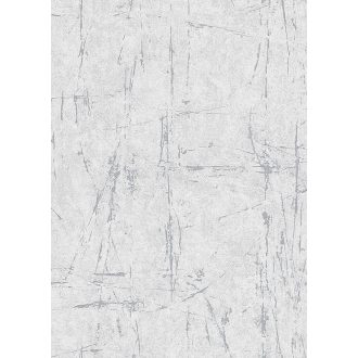   Scratch design - szabálytalan karcolt élénk struktúrminta világosszürke és ezüst tónus finom fémes hatás tapéta