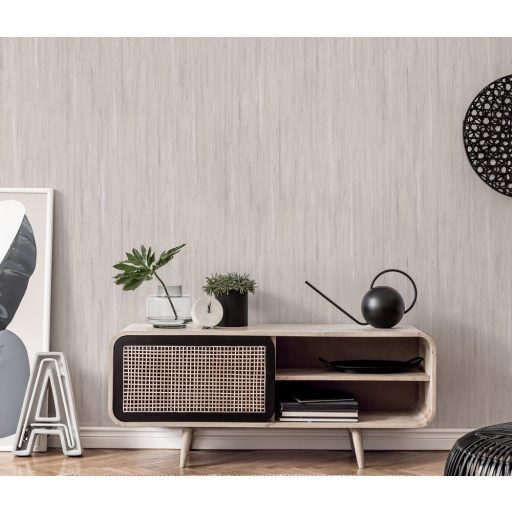 Természetes és elegáns egyszínű strukturminta finom csíkos megjelenés szürkésbarna tónus tapéta