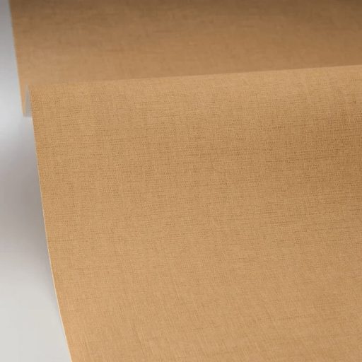 Természetes egyszínű vászonstruktúra barna/szavannabarna tónus tapéta