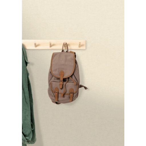 Természetes egyszínű vászonstruktúra kenderszín tónus tapéta