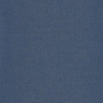   Természetes fémes hatású egyszínű vászonstruktúra farmerkék és rézszín tónus tapéta