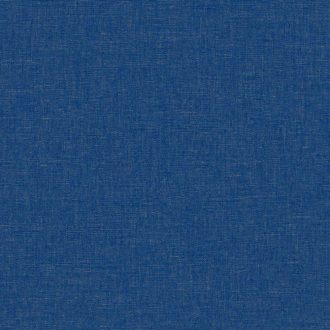   Természetes fémes hatású egyszínű vászonstruktúra elektrokék és arany tónus tapéta