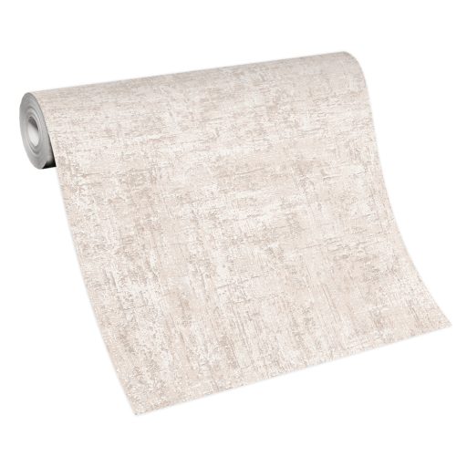 Nyers durva strukturált felületű beton mintázat krém bézs és barna tónus tapéta