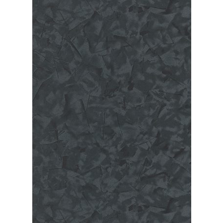 Modern ecsetelt vakolathatású minta sötétszürke fekete és ezüst tónus fémes hatás tapéta