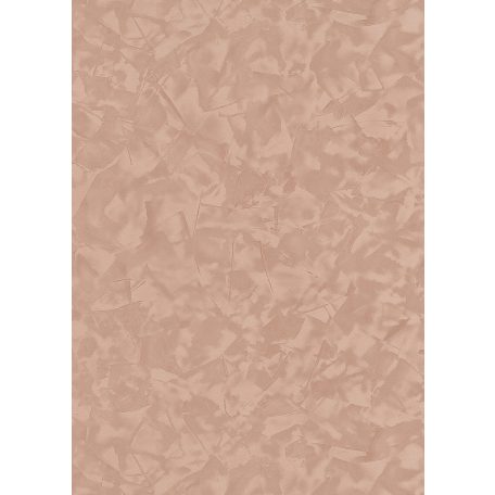Modern ecsetelt vakolathatású minta barna és bronz/roségold/ tónus fémes hatás tapéta