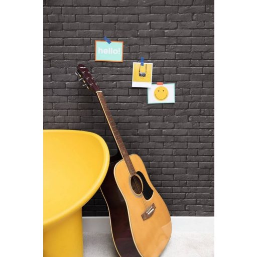 Caselio Young and Free/Kitchen Box 103299090 Ipari stílus utcai varázs natur téglafal antracitszürke fekete tapéta