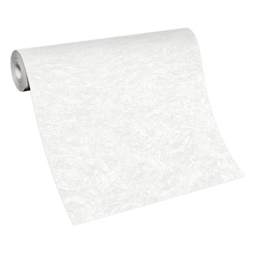 Háromdimenziós dinamikus márványminta csillogó és fényes hatás fehér tónus tapéta