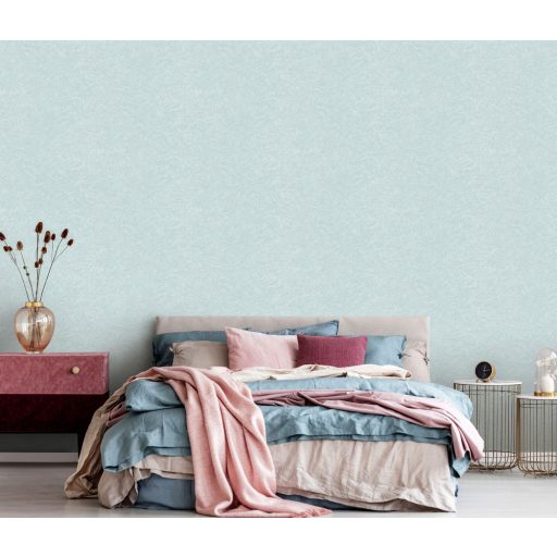 Háromdimenziós dinamikus márványminta csillogó és fényes hatás kék/világoskék tónus tapéta