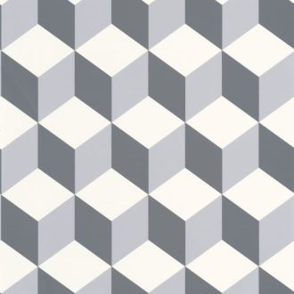   Caselio Young and Free 103329010 BE HAPPY Térhatású geometriai minta fehér szürke sötétszürke tapéta