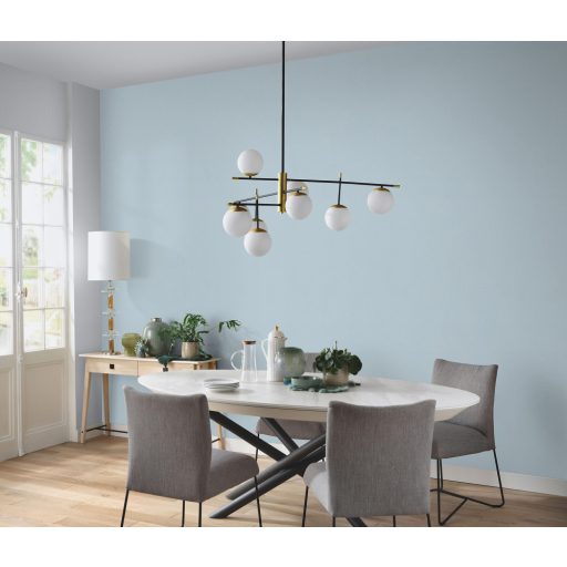 Modern és stílusos strukturált egyszínű minta kék/világoskék tónus tapéta