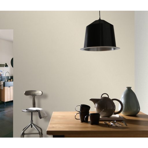 Modern és stílusos strukturált egyszínű minta krémszín tónus tapéta