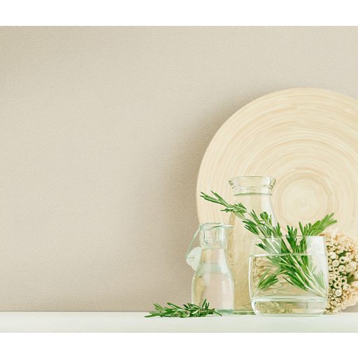 Modern és stílusos strukturált egyszínű minta krémszín tónus tapéta