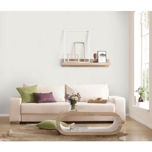 Modern és stílusos strukturált egyszínű minta krémfehér tónus tapéta