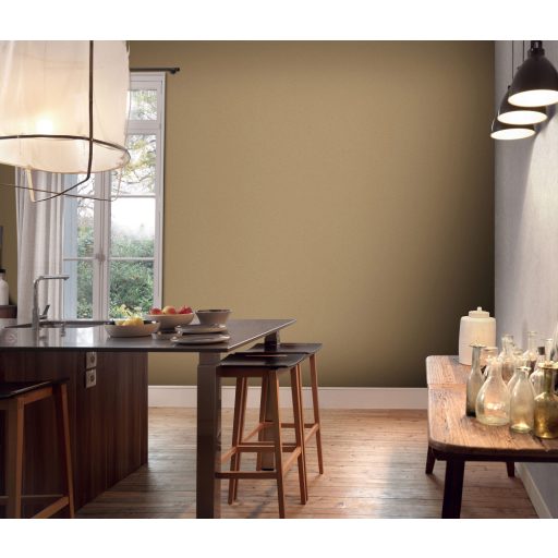 Modern és stílusos strukturált egyszínű minta arany/aranybarna tónus tapéta