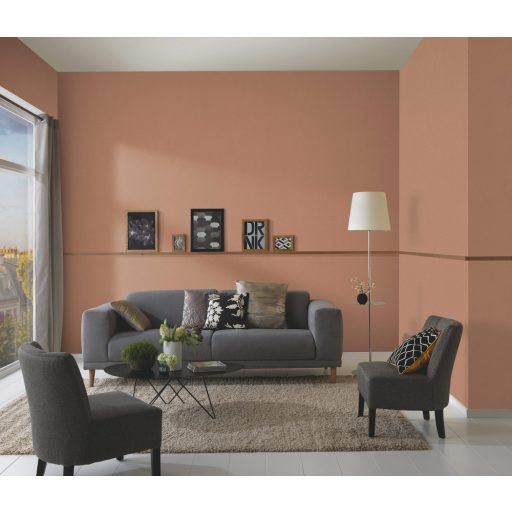 Modern és stílusos strukturált egyszínű minta vörösesbarna/bronz/bronzbarna tónus tapéta