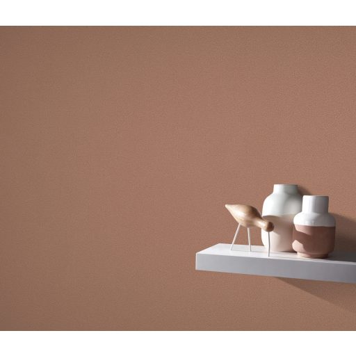 Modern és stílusos strukturált egyszínű minta vörösesbarna/bronz/bronzbarna tónus tapéta