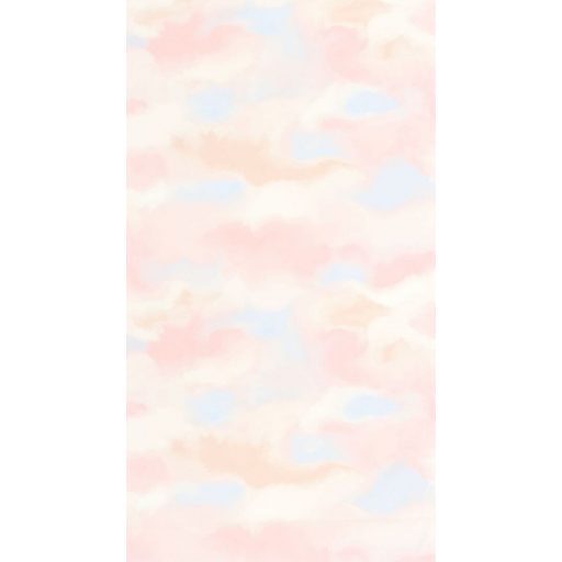 Caselio Young and Free 103364040 FIND YOUR PARADISE Natur Költői felhőmintázat krém nyers bézs/barna rózsaszín tapéta