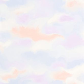   Caselio Young and Free 103364561 FIND YOUR PARADISE Natur Költői felhőmintázat krém kék lila szines tapéta