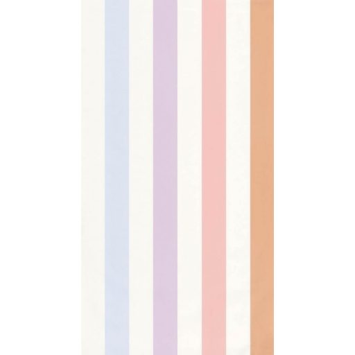 Caselio Young and Free 103404021 STAY POSITIVE Színes csíkos "nyaralós" minta gyümölcsös fagylalt színek tapéta