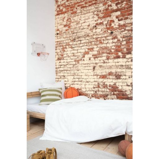 Caselio Young and Free 103438204 POETIC WALL Ipari stílus indusztriális hangulatú kopott téglafal téglavörös bézs falpanel