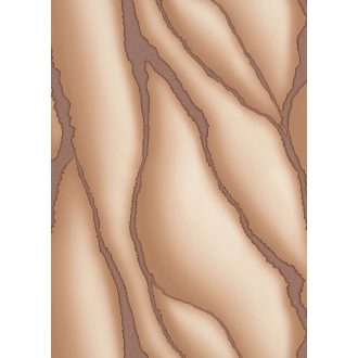   Megdöbbentő és szokatlan háromdimenziós márvány megjelenítés barna és bronz tónus fémes hatás tapéta