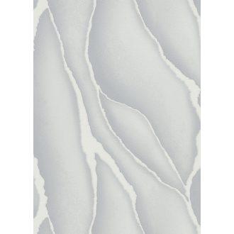   Megdöbbentő és szokatlan háromdimenziós márvány megjelenítés szürke fehér és fehérezüst tónus fémes hatás tapéta