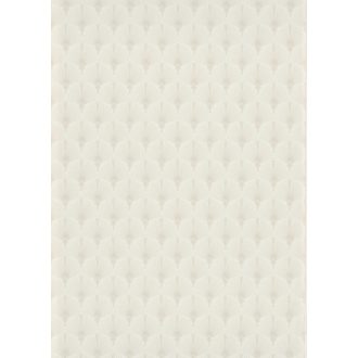   Klasszikus apró virágos motívum Art Deco stílusjegyekkel 3D krém és világosbézs tónus tapéta