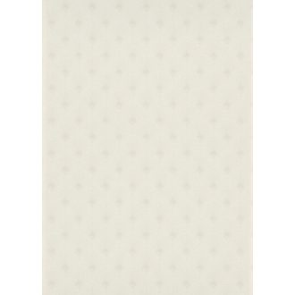   Klasszikus apró virágos motívum Art Deco stílusjegyekkel 3D krémszín tónus tapéta